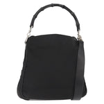 Gucci Vintage Bamboo Handle Bag Nylon - image 1