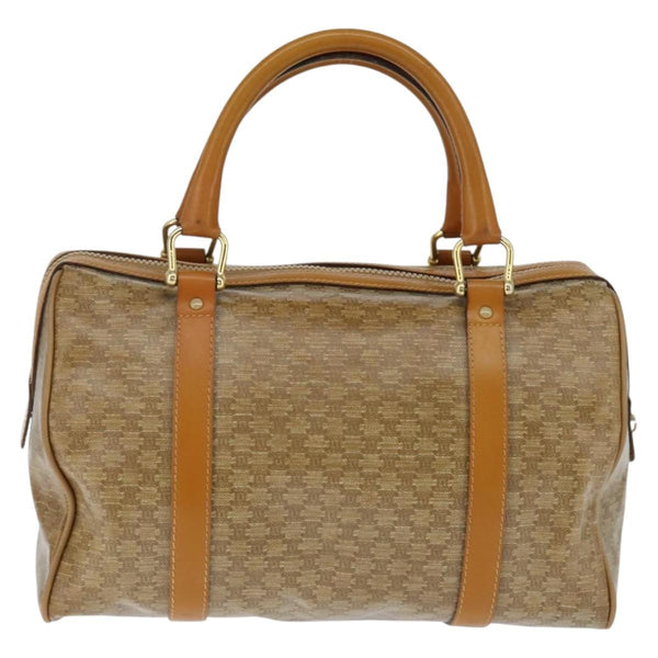 Celine Vintage Duffle Bag Macadam Coated Canvas Medium