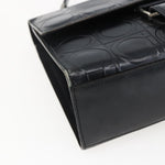 Salvatore Ferragamo Gancini handbag Leather - image 11