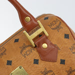 MCM Visetos Handbag Canvas and Leather - image 19