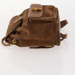 Gucci Gucci bamboo backpack daim mini - image 4