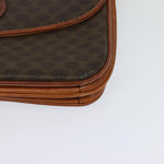 Celine Vintage Macadam Shoulder Bag Canvas and Leather - image 9