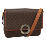 Celine Vintage Macadam Shoulder Bag Canvas and Leather - image 15