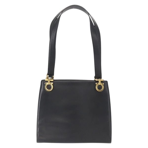 Salvatore Ferragamo Gancini Shoulder Bag Leather