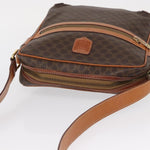 Celine Vintage Macadam Shoulder Bag Canvas and Leather - image 15