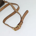 Celine Vintage Macadam Circle Logo Shoulder Bag Canvas and Leather - image 7