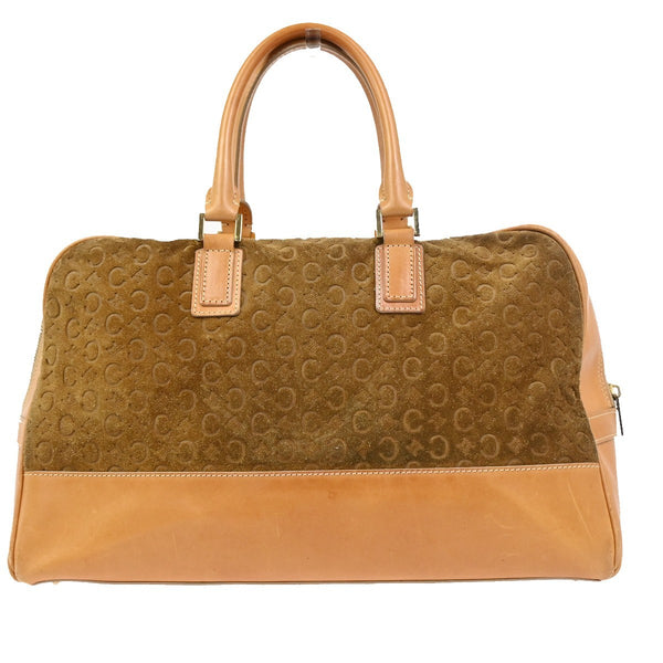 Celine C Macadam Handbag Suede and Leather - image 1