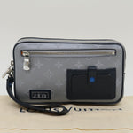 Louis Vuitton Alpha Clutch Limited Edition Monogram Satellite Canvas - image 15