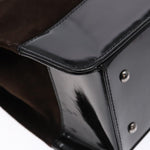 Chanel Vintage Logo Tote Suede Medium - image 12