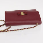 Salvatore Ferragamo Vala Chain Shoulder bag Leather - image 15