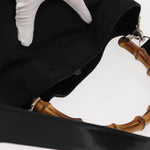 Gucci Vintage Bamboo Handle Bag Nylon - image 16