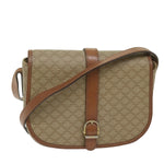 Celine Vintage Macadam Shoulder Bag Canvas and Leather - image 1