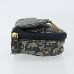 Christian Dior Vintage Saddle Coin Purse Diorissimo Canvas - image 4