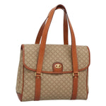 Celine Vintage Macadam Handbag Canvas and Leather - image 16