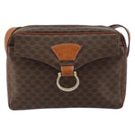 Celine Vintage Macadam Shoulder Bag Canvas and Leather - image 1