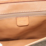 Celine Vintage Macadam Circle Logo Shoulder Bag Canvas and Leather - image 6