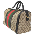 Gucci Vintage Web Boston Bag GG Canvas Medium - image 4