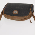 Christian Dior Vintage Honeycomb Shoulder Bag Canvas and Leather - image 14