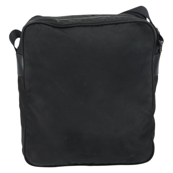 Prada Front Pocket Zip Messenger Bag Tessuto with Saffiano Leather Large