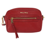 Miu Miu Madras Zip Pocket Crossbody Leather - image 1