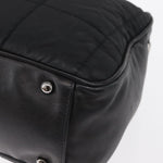 Chanel Square Stitch Boston Bag Quilted Nylon Large - image 12