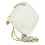 Chanel Vintage Diamond Tassel Crossbody Quilted Lambskin Small - image 1