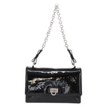 Salvatore Ferragamo Gancini Chain Shoulder bag Patent leather - image 1