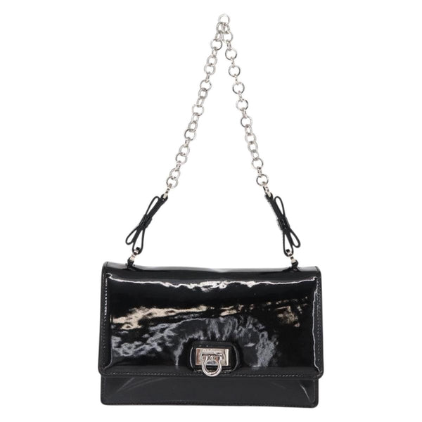 Salvatore Ferragamo Gancini Chain Shoulder bag Patent leather - image 1