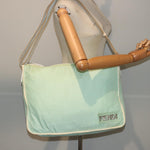 Fendi Vintage FF Zip Shoulder Bag Zucchino Canvas Medium - image 14