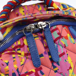 Chanel CC Pocket Backpack Quilted Printed Foulard Medium - image 13