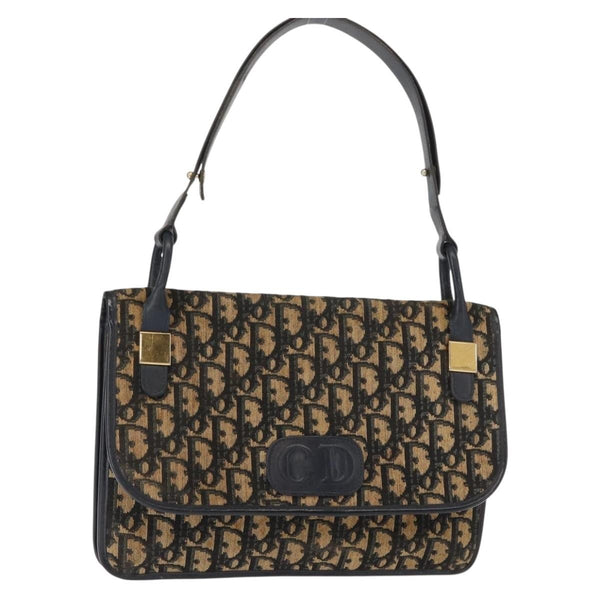 Christian Dior Vintage Trotter Shoulder Bag Canvas - image 1