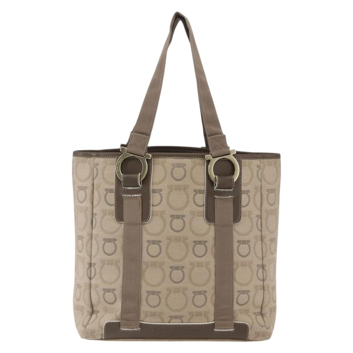 Salvatore Ferragamo Gancini Tote Gancini Canvas Medium - image 1