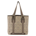 Salvatore Ferragamo Gancini Tote Gancini Canvas Medium - image 1