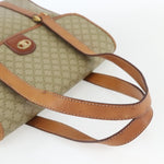 Celine Vintage Macadam Handbag Canvas and Leather - image 8