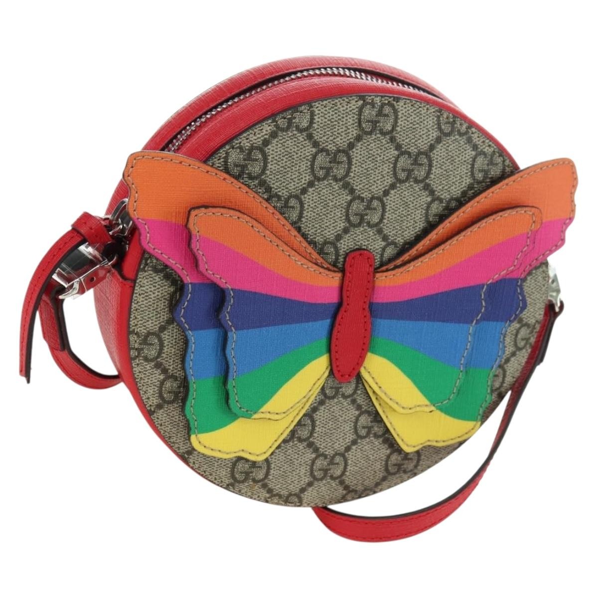 Gucci Kids GG Supreme Rainbow Butterfly shoulder bag GG canvas - image 1