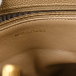Chanel Vintage CC Lock Pocket Tote Quilted Caviar Small - image 4