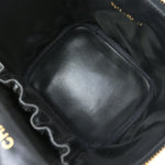 Chanel Vintage Timeless Cosmetic Case Caviar Small - image 3