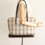 Burberry Nova Check Tote Canvas and Leather - image 13