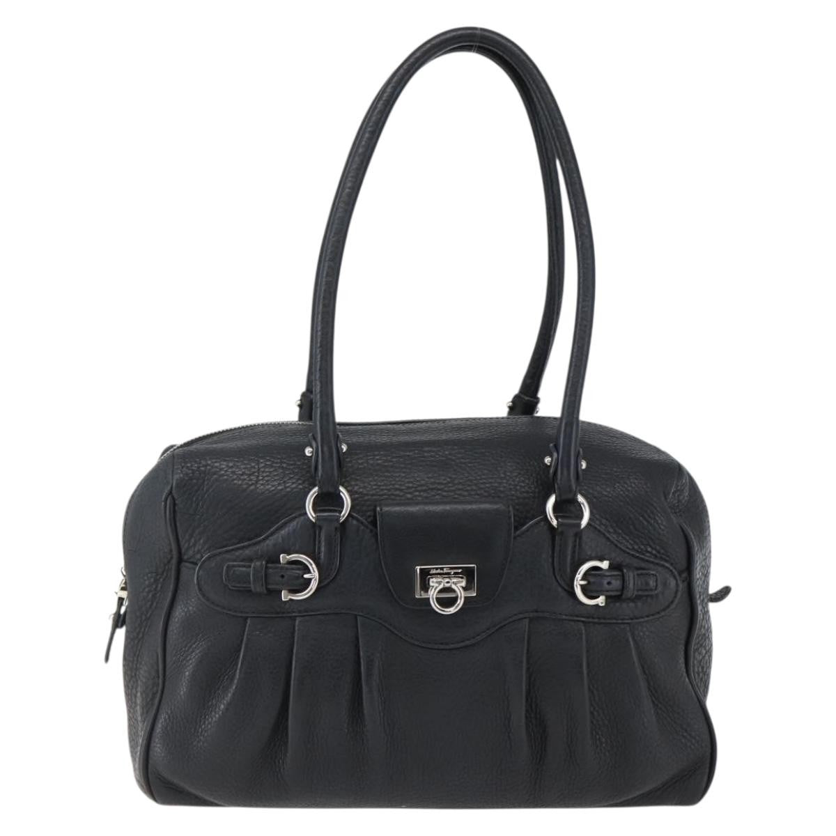Salvatore Ferragamo Gancini Buckle Shoulder Bag Leather Large - image 1