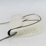Christian Dior Vintage Honeycomb Flap Crossbody Bag Coated Canvas - image 3
