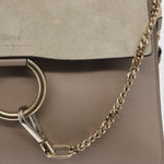 Chloe Faye Shoulder Bag Leather and Suede Medium - image 14