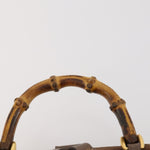 Gucci Gucci bamboo backpack daim mini - image 18