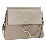 Chloe Faye Shoulder Bag Leather and Suede Medium - image 19