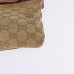 Gucci Vintage Double Belt Bag GG Canvas with Leather Small - image 12