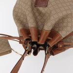 Celine Vintage Macadam Shoulder Bag Canvas and Leather - image 13