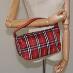 Burberry Nova Check Handbag Leather and Nylon - image 12