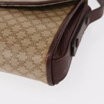 Celine Vintage Macadam Shoulder Bag Canvas and Leather - image 8