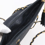 Bally Vintage Chain Shoulder Bag Quilted Leather - image 15