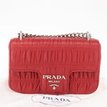 Prada Gaufre Chain Flap Shoulder Bag Nappa Leather Small - image 16