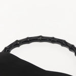 Gucci Vintage Bamboo Handle Open Hobo Nylon Medium - image 16